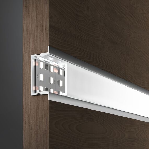 Elektrostandard a062732 LL-2-ALP019 Встраиваемый алюминиевый профиль для LED ленты (под ленту до 18,5mm), изображение 2