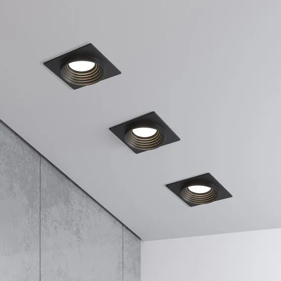 Elektrostandard a064249 25006/01 Светильник встраиваемый GU10 чёрный, изображение 2