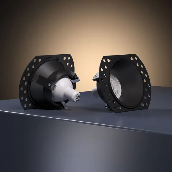 Elektrostandard a067528 25020/01 светильник встраиваемый черный, изображение 3