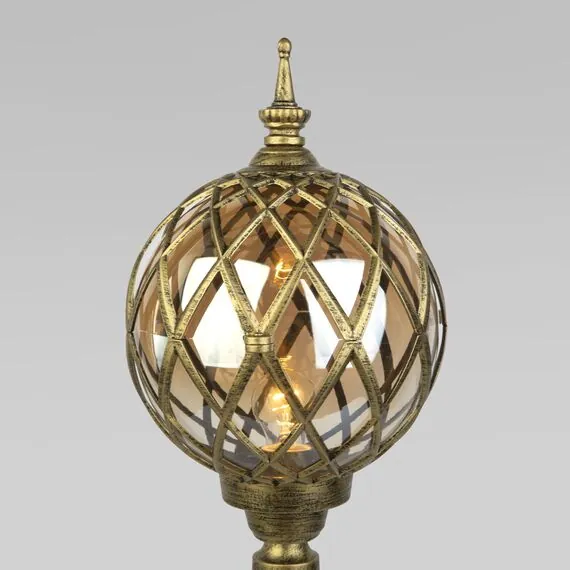 Elektrostandard a026100 Sirius F Светильник садово-парковый черное золото, изображение 2