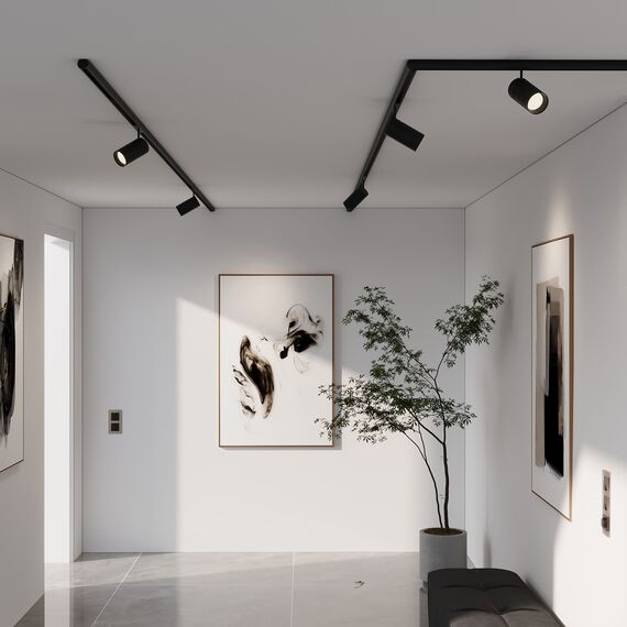 Elektrostandard a065259 Slim Magnetic Коннектор угловой для шинопровода Round накладной 85135/00, изображение 4