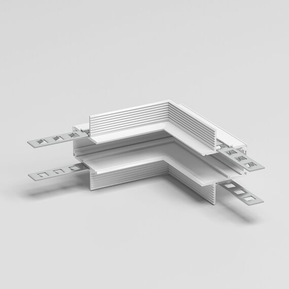 Elektrostandard a067507 Slim Magnetic Коннектор угловой внутренний для встраиваемого шинопровода под ГКЛ 9,5мм (белый) 85213/00, изображение 2