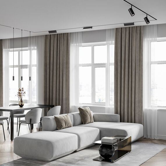 Elektrostandard a063990 Slim Magnetic Шинопровод встраиваемый с местом под светодиодную ленту (чёрный) (2м) 85132/00, изображение 6