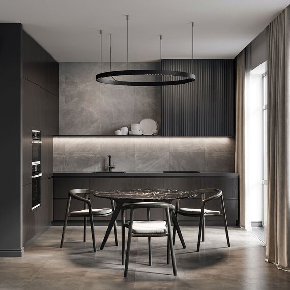 Elektrostandard a066514 Slim Magnetic Трековый светильник 12W 4200K Intenso (чёрный) (?1200мм) 85186/01, изображение 3