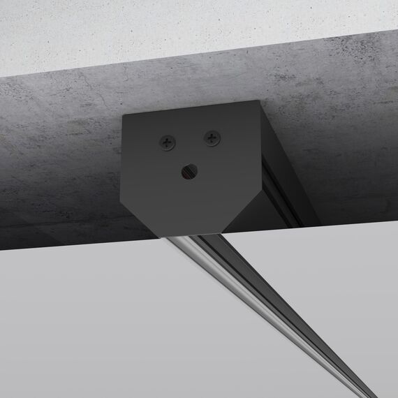 Elektrostandard a067417 Slim Magnetic Заглушки для шинопровода в натяжной потолок 85204/00 (черный) (2 шт.) 85206/00