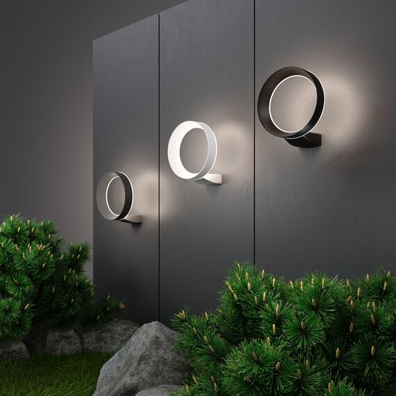 Elektrostandard a054933 1710 TECHNO LED Светильник садово-парковый со светодиодами Ring чёрный, изображение 6