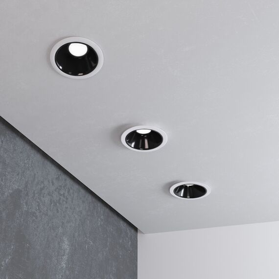 Elektrostandard a062938 Встраиваемый светодиодный светильник 25081/LED 8W 4200K белый чёрный жемчуг, изображение 2