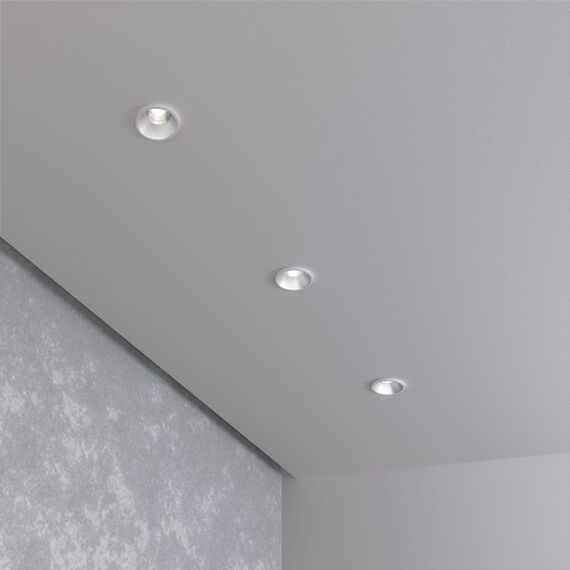 Elektrostandard a056020 15269/LED Светильник встраиваемый 3W SN/WH сатин/никель белый, изображение 3