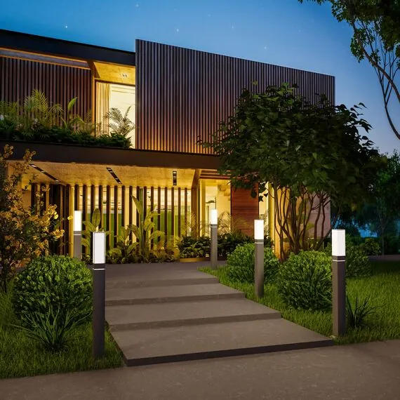 Elektrostandard a052861 1537 TECHNO LED Светильник садово-парковый со светодиодами серый, изображение 4