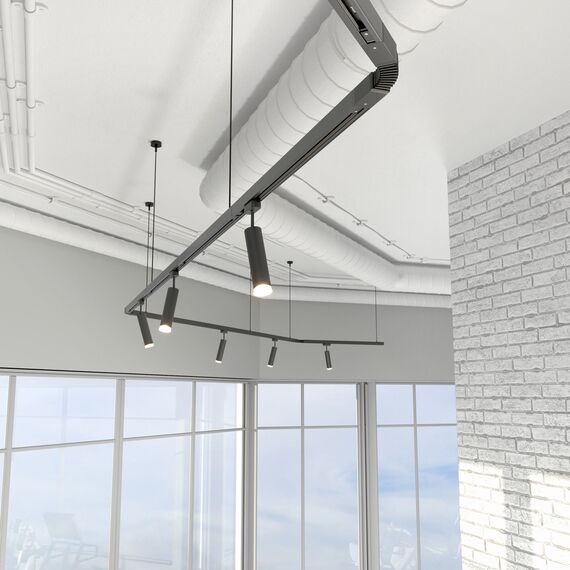 Elektrostandard a039588 TRC-1-1-FLEX-BK Соединитель электрический Гибкий коннектор для однофазного шинопровода (черный), изображение 2