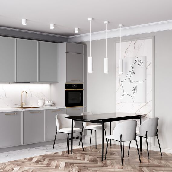 Elektrostandard a063931 DLR023 12W 3000K белый матовый Подвесной светодиодный светильник, изображение 4