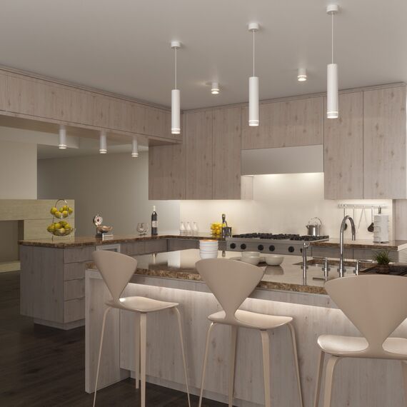 Elektrostandard a037525 DLR023 12W 4200K Подвесной светодиодный светильник белый матовый, изображение 3