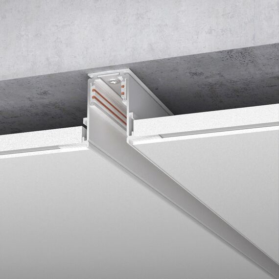 Elektrostandard a061233 Slim Magnetic Шинопровод встраиваемый (белый) (1м) 85086/00