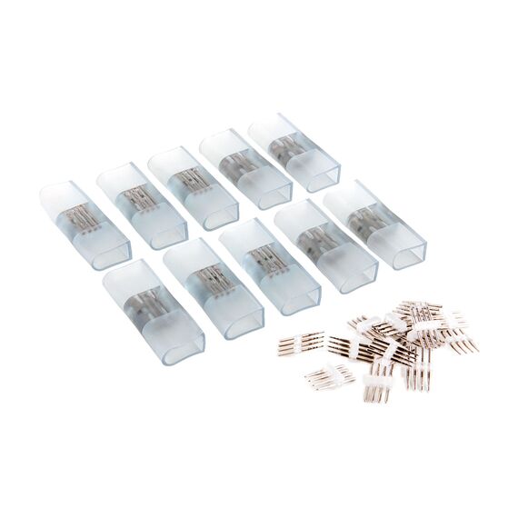 Elektrostandard a043637 PSL-12 Соединитель электрический Переходник для неона LS001 220V 5050 RGB односторонний (10pkt), изображение 2