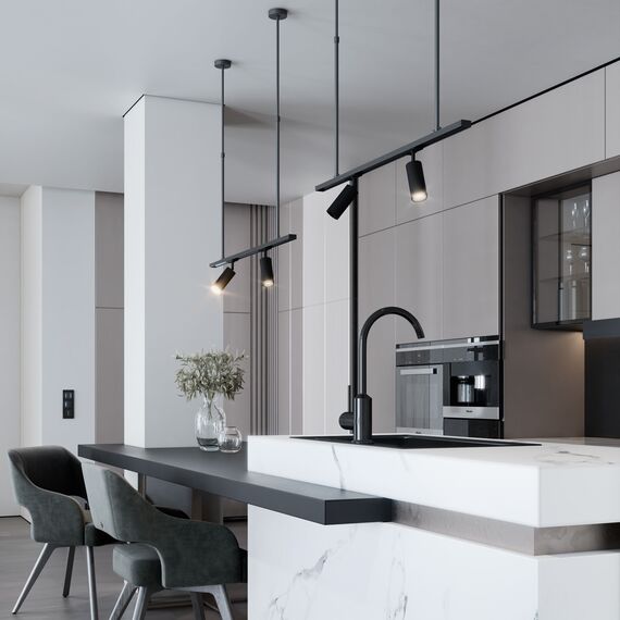 Elektrostandard a065262 85136/00 Штанга для однофазного шинопровода черный (500-1000мм), изображение 5