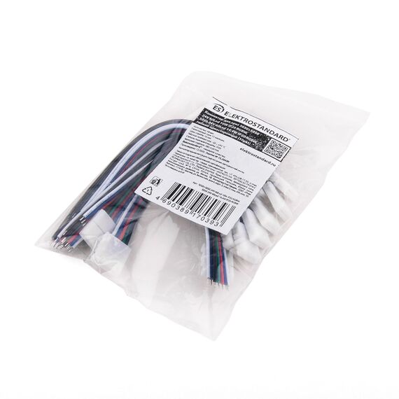 Elektrostandard a053705 Коннектор для лент 5050+5050 24V 60Led 14,4W IP20 RGBW, 5050 24V 60Led 14,4W IP20 RGBW гибкий односторонний (10pkt), изображение 3