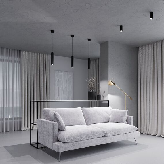 Elektrostandard a067064 25110/LED 8W 4000K Светильник потолочный светодиодный черный, изображение 2