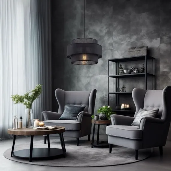 TK Lighting a066911 4999 Подвесной светильник Calisto Black, изображение 2