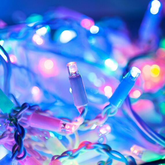 Eurosvet a060409 100-101 Гирлянда бытовая электрическая бахрома мульти с эффектом мерцания, изображение 4