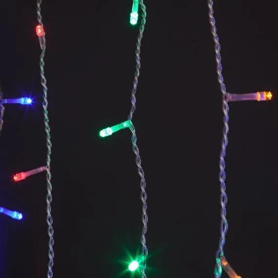 Eurosvet a044085 100-001 Гирлянда бытовая электрическая бахрома мульти, изображение 4