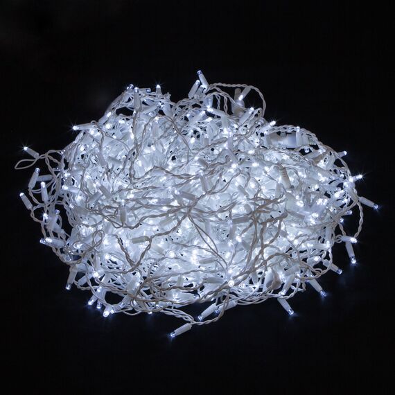 Eurosvet a044058 200-101 Гирлянда бытовая электрическая занавес белый с эффектом мерцания, изображение 4