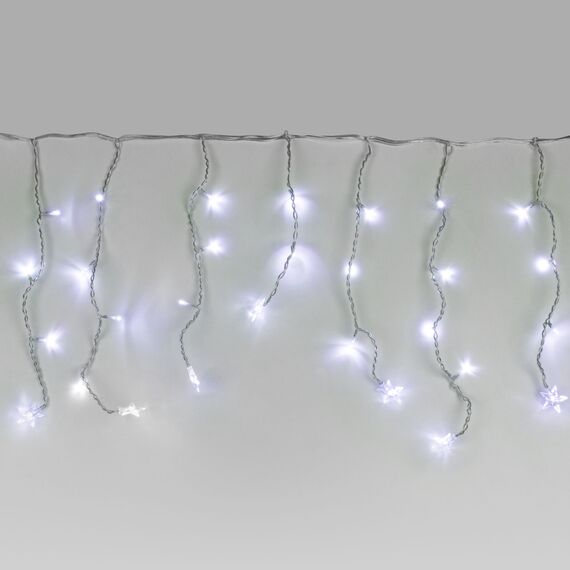 Eurosvet a049841 100-002 Гирлянда бытовая электрическая бахрома белый, изображение 4