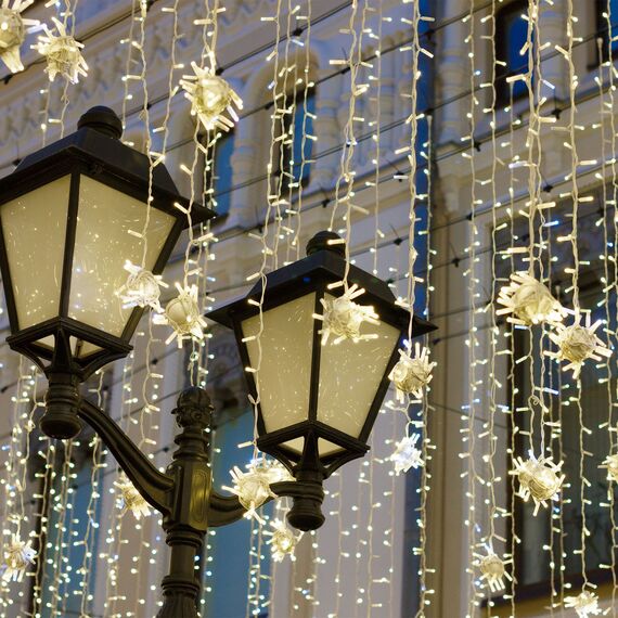 Eurosvet a044070 400-101 Гирлянда бытовая электрическая нить белый