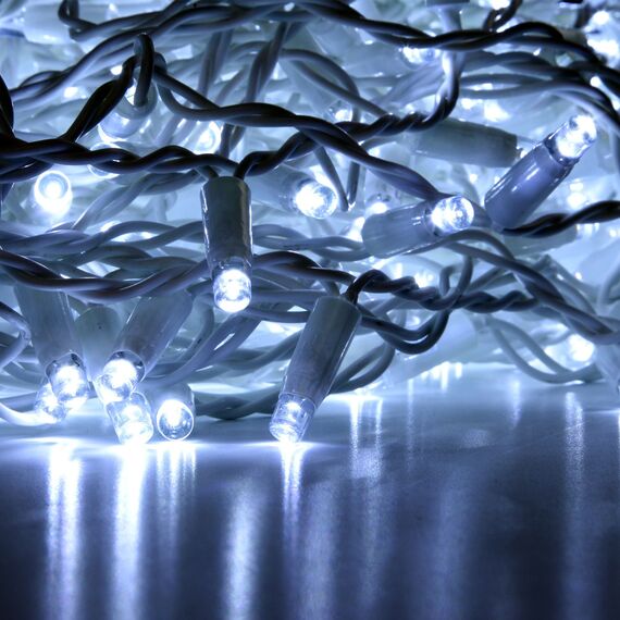 Eurosvet a044058 200-101 Гирлянда бытовая электрическая занавес белый с эффектом мерцания, изображение 2