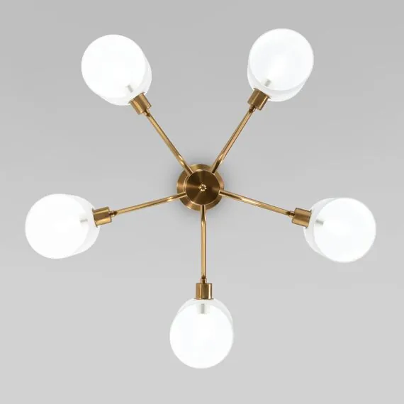 Eurosvet a065045 60157/5 Потолочный светильник латунь, изображение 3