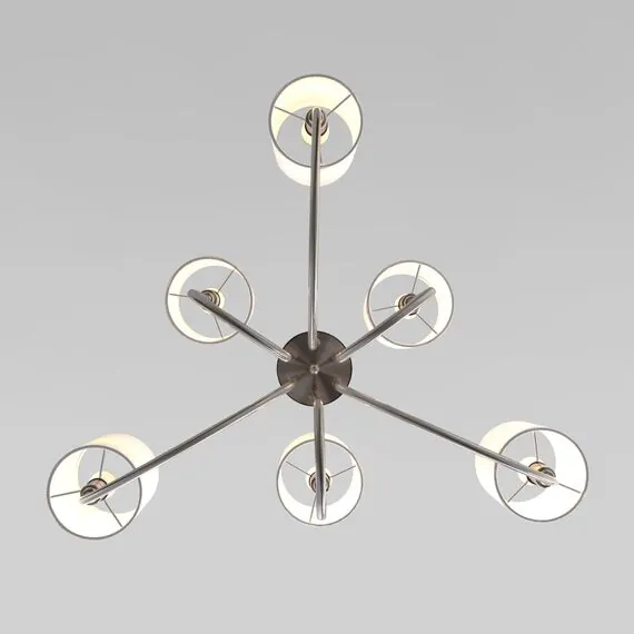 Eurosvet a065747 60164/6 Подвесной светильник никель, изображение 3