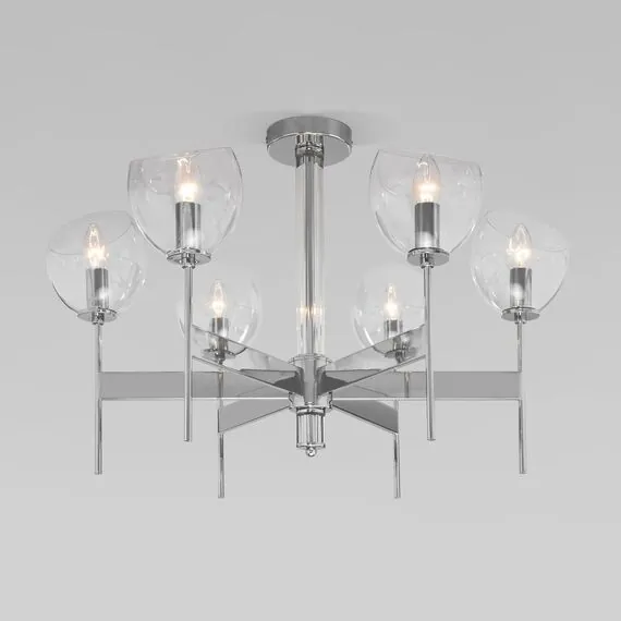 Eurosvet a060134 60130/6 Потолочный светильник хром