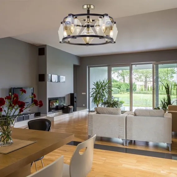 Eurosvet a049425 60116/5 Потолочный светильник черный, изображение 4