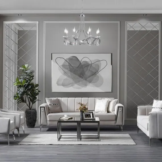 Eurosvet 00000082091 60064/8 Подвесной светильник хром, изображение 3