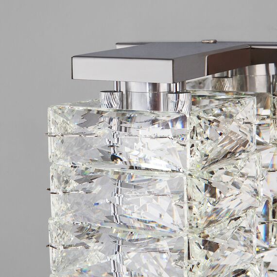Eurosvet a065321 40259 LED Настенный светильник хром прозрачный хрусталь Strotskis, изображение 2
