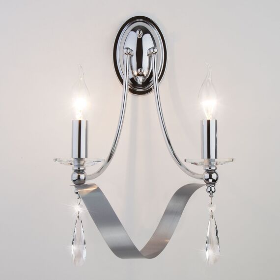 Eurosvet 00000082092 60064/2 Настенный светильник хром