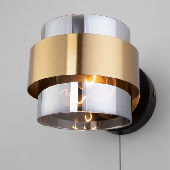 Eurosvet a060614 70127/1 Настенный светильник черныйдымчатый, изображение 2