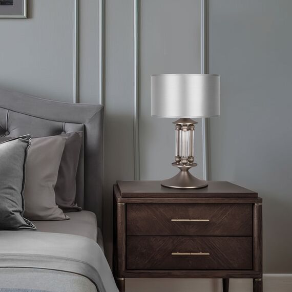 Eurosvet 00000084222 01045/1 Настольный светильник сатин-никель, изображение 3