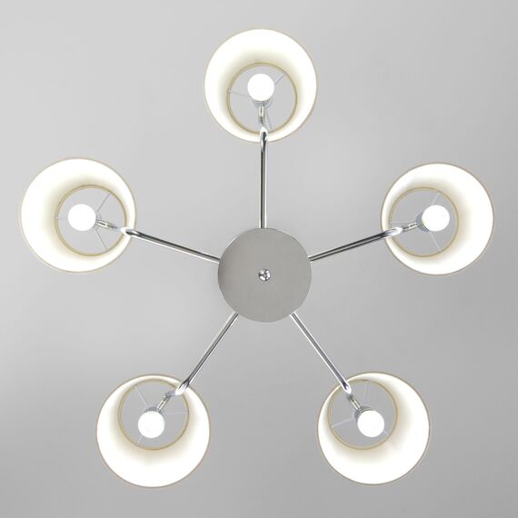 Eurosvet a065002 60155/5 Подвесной светильник хром, изображение 4