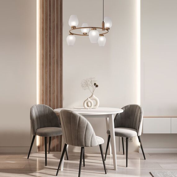 Eurosvet a064683 30183/6 Подвесной светильник латунь, изображение 4