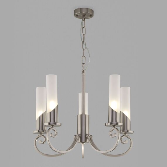 Eurosvet a050018 60117/5 Подвесной светильник никель