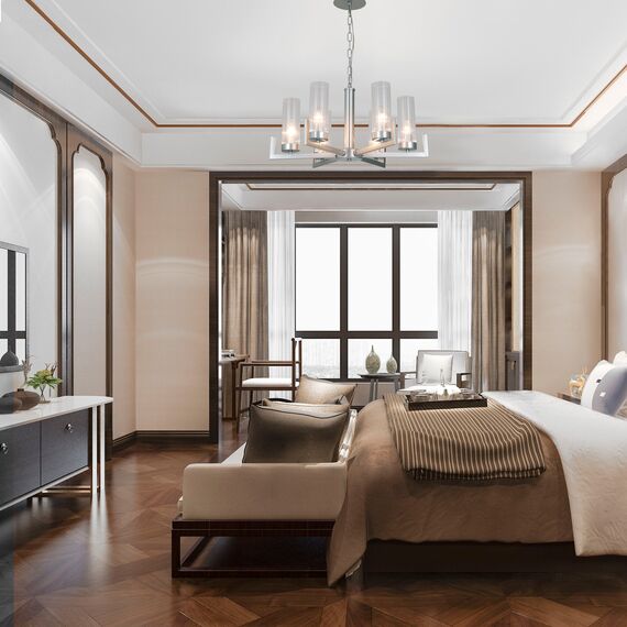 Eurosvet a057757 60133/6 Подвесной светильник серебро, изображение 4