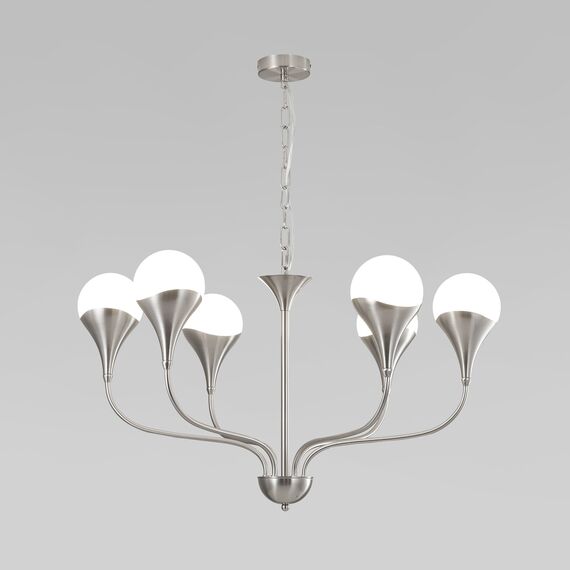 Eurosvet a068276 60169/6 Подвесной светильник никель