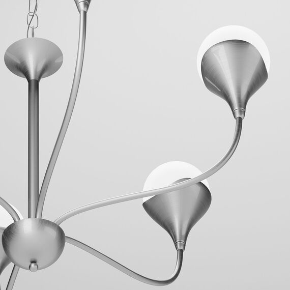 Eurosvet a068276 60169/6 Подвесной светильник никель, изображение 2