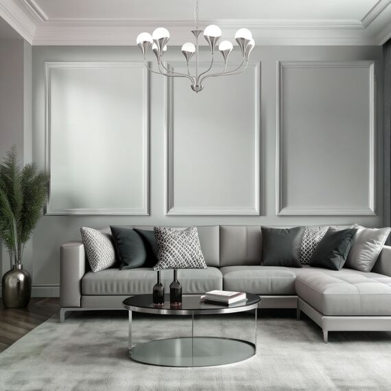 Eurosvet a068277 60169/8 Подвесной светильник никель, изображение 6