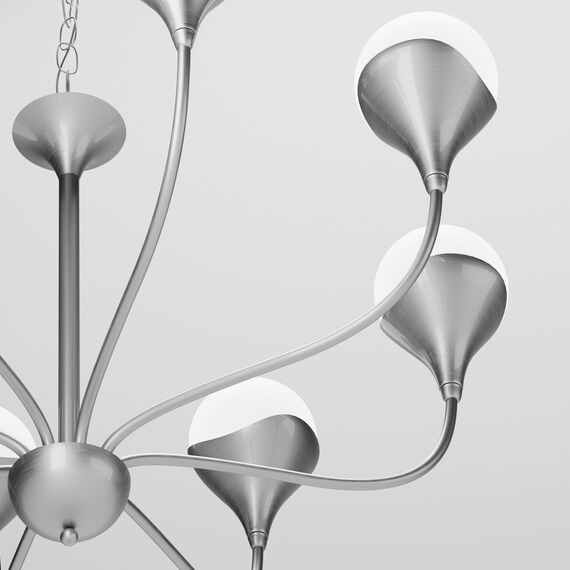 Eurosvet a068277 60169/8 Подвесной светильник никель, изображение 2