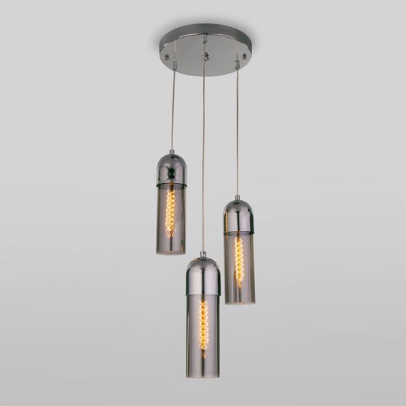 Eurosvet a052427 50180/3 Подвесной светильник дымчатый