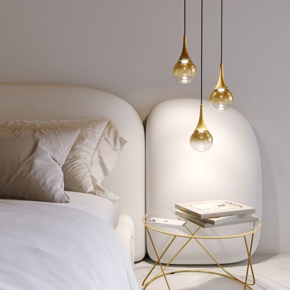 Eurosvet a063856 50256/1 LED Подвесной светильник золото, изображение 3