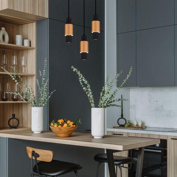 Eurosvet a051714 50204/1 LED Подвесной светильник черный/матовое золото, изображение 6