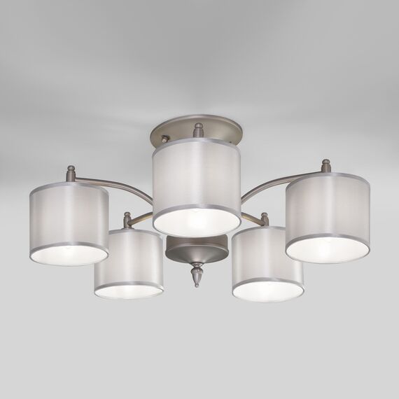 Eurosvet 00000083142 60080/5 Потолочный светильник сатин-никель, изображение 2