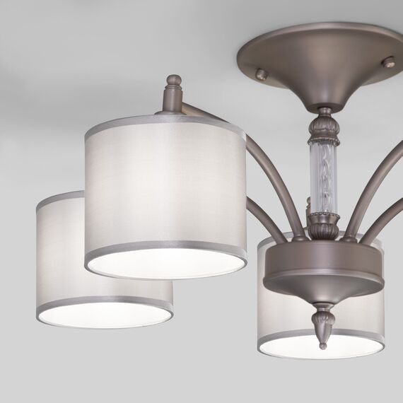 Eurosvet 00000083142 60080/5 Потолочный светильник сатин-никель, изображение 3